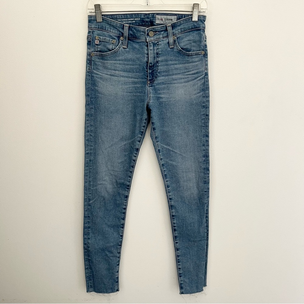AG Adriano Goldschmied The Farrah High Rise Skinny Ankle Jeans Size 27